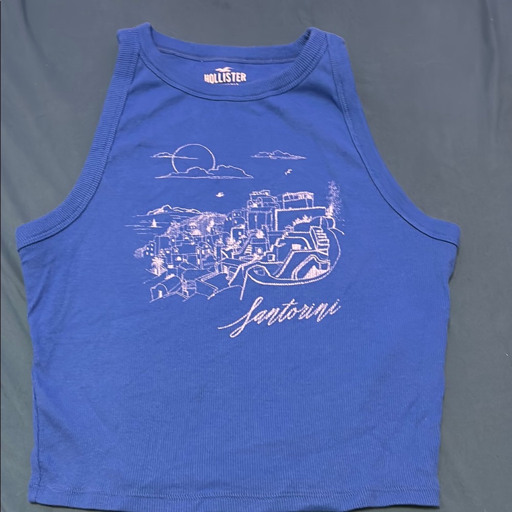 Hollister Blue Santorini Tank Top